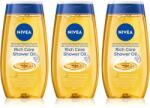 Nivea Rich Care душ масло за суха кожа 3 x 200 ml