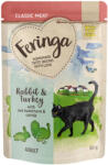 Feringa 24x85g Feringa tasakos multipack nedves macskatáp- Nyúl & pulyka