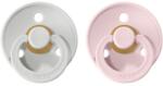 BIBS Colour Natural Rubber Size 2: 6+ months биберон Haze / Blossom 2 бр