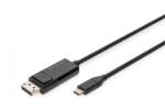 ASSMANN AK-300334-020-S video átalakító kábel 2 M USB C-típus DisplayPort Fekete (AK-300334-020-S) - easy-shop