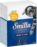 Smilla 24x370g Smilla falatkák szószban csirke nedves macskatáp