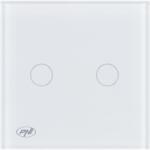 PNI Létras fejkapcsoló és dupla keresztfejes kapcsoló PNI CS202W üvegérintkezővel, fehér LED jelzővel, 800W / kapcsoló (PNI-CS202W)