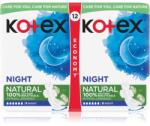 Kotex Natural Night egészségügyi betétek 12 db