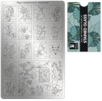 Moyra Körömnyomda lemez NO. 44 Stained Glass