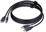 StarTech Cablu KVM Startech HU1226-KVM-CABLE, HDMI + USB-A - HDMI + USB-B, 1.8 m, Black (HU1226-KVM-CABLE) - intend