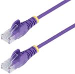 StarTech 2.5m Purple Slim Cat6 Cable/ (n6pat250cmpls) - intend