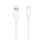 OPPO adatkábel és töltő (USB - Type-C, gyorstöltés támogatás, 100cm) fehér 'Gigapack csomagolás' (DL129 / D301) (DL129 / D301)