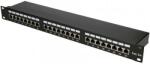 EXTRALINK Patch Panel Extralink EX. 9823, 19inch, 1U, 24 porturi, Cat5e, STP, Black (EX.9823) - intend