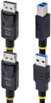 StarTech Cablu KVM Startech DU1226-KVM-CABLE, DisplayPort + USB-A - DisplayPort + USB-B, 1.8 m, Black (DU1226-KVM-CABLE) - intend
