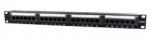 Gembird Patch Panel Gembird NPP-C524CM-001, 19inch, 1U, 24 porturi, Cat5e, UTP, Black (NPP-C524CM-001) - intend