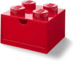 Room Copenhagen LEGO Desk Drawer 4 , storage box (red, knobs) (40201730)