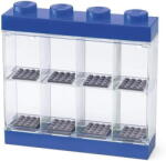 Room Copenhagen LEGO minifigures display case blue, storage box (transparent, transparent) (40650005)
