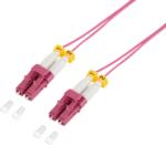 LogiLink Patch Cord Fibra Optica Logilink FS4LC01, Multi-Mode, OM4, Duplex LC/UPC - Duplex LC/UPC, 1 m (FS4LC01) - intend