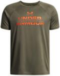 Under Armour Gyerek funkcionális rövid ujjú pólók Under Armour B TECH SPLIT WORDMARK SS TEE zöld 1383010-390 - YL