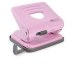 Rapesco Lyukasztó, kétlyukú, 25 lap, fém, RAPESCO 825, világos rózsaszín (IR1358) (1358)