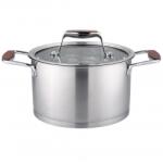 Voltz Oliver Voltz OV51210P20 Berlin Premium Collection Fazék, 20 cm, 3, 6 l, Rozsdamentes acél 18/10, Indukciós, Inox (OV51210P20)