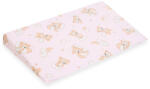 New Baby Baba párna huzat- ék alakú New Baby BASIC 59x37cm bear pink - pindurka
