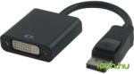  DisplayPort DVI-I Átalakító Fekete 15cm 12.99. 3133 (12.99.3133)