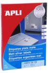 APLI Etikett, 210x297 mm, poliészter, időjárásálló, APLI, ezüst, 100 etikett/csomag (LCA12974) - pepita
