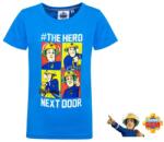  Fireman Sam póló Sam a Tűzoltó kék ÖKOTERMÉK 2 év (92 cm)