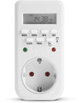 Delight 20298B digitális kapcsolóóra, LED visszajelzővel, 230V, 16A, 3680W