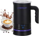  Tejhabosító 4in1 CYBERDUST, Meleg/Hideg hab, Növényi tej, Forró csokoládé, Átlátszó fedél, LED kijelző, érintőképernyő, 140/160/430ml, Könnyen tisztítható