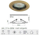 GREENLUX álmennyezeti spot lpt. fix, matt sárgaréz AXL2114-BRM