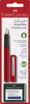 Faber-Castell Stilou scolar blister rosu cu 6 cartuse Faber-Castell FC149812 (FC149812)