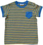  next Póló kék csíkos autós 6-9 hó (74 cm)