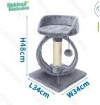  Nobleza Macskabútor Szürke 65cmx40cm