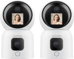 ZOSI Smart Baby Cam, 360 ° PAN-BITT funkció, kettős 2K HD megtekintés, C528M6 (2 csomag)