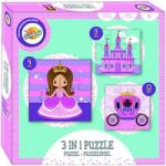 Toy Universe OVIS Puzzle 3 az 1 ben Hercegnők