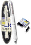 Writech Stilou reatractabil Writech + 5 patroane cerneala albastra, Alb (SD-STI511)