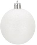 SPRINGOS Karácsonyfa gömbök 4/5/6cm 30db - fehér (CA0178)