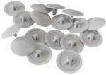  Műanyag Díszítő Csavarfedél - Szürke - 18 db (3900410)