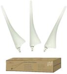  Szélturbina generátor, nagy szilárdságú szénszálak penge, vízszintes szélmalom tartozékok, Penge-3DW, 3 pengék