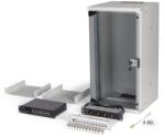 ASSMANN Rack Digitus by Assmann SOHO Pro DN-49104-SET, 10 inch, 12U, 315 x 300 mm, Light Grey (DN-49104-SET)
