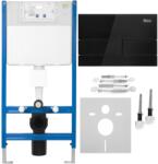  Falba építhető wc tartály K011A-Q T Black Glass