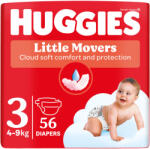 Huggies Little Movers Nadrágpelenka 4-9kg Midi 3 (56db) (3KCH0611)