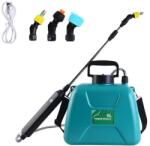  8L elektromos kerti permetezőgép, egygombos működés, meghosszabbítható spray-rúd, zöld 8L