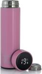Extralink Smart Travel Termosz Bögre - 500 ml, LED, Rózsaszín (MUG-SMART500 PINK)