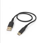 Hama Cablu Hama Flexible 00201570, USB-A - USB-C, 1.5m, Black (00201570)