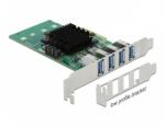 Delock Adaptor PCI-Express Delock 89048, PCI Express x4 - 4x USB 3.0 (89048)