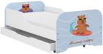 Wooden Toys MIKI gyerekágy 160x80cm ajándék matraccal, ágyneműtartó nélkül -kapibara szörf
