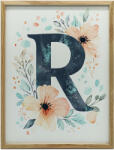  FAKERETES FALI PLAKÁT R BETŰ VIRÁGKOszorú 50x70 CM