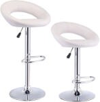 Timeless Tools - Bárszék - 2 db - Magasságállítható - Fehér (HOP1000877-2)