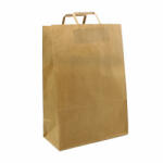  Papírtáska barna szalagfüles 22x12x32cm 14471