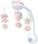 Infantino zenélő körforgó 3in1 Dusty Pink