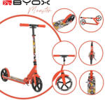  MONSTER Roller 2 - Nagy kerekű roller, piros, 100 kg teherbírás