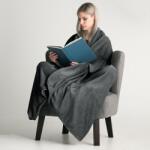  Takaró MIC szín grafitszürke sima stílus klasszikus anyag mikroszálas 70x150